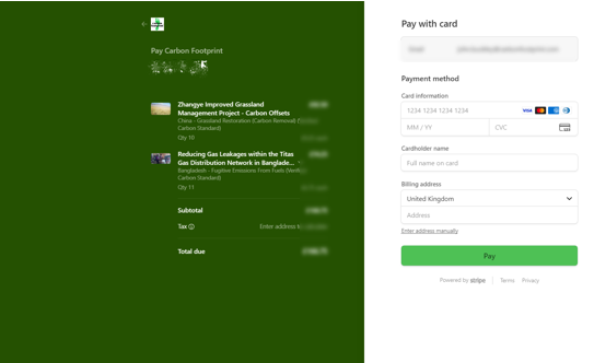 Secure checkout